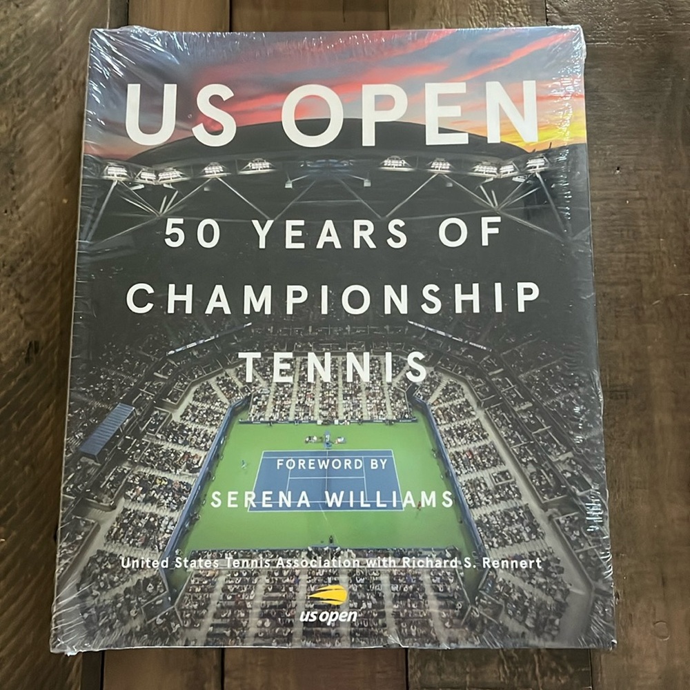 US Open Tennis Hardcover Book - Brand new w/ plastic wrap still on